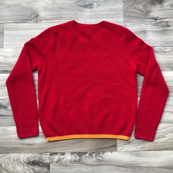 Coach Red Bird Intarsia-Knit Cashmere Sweater - Picture 3 of 9
